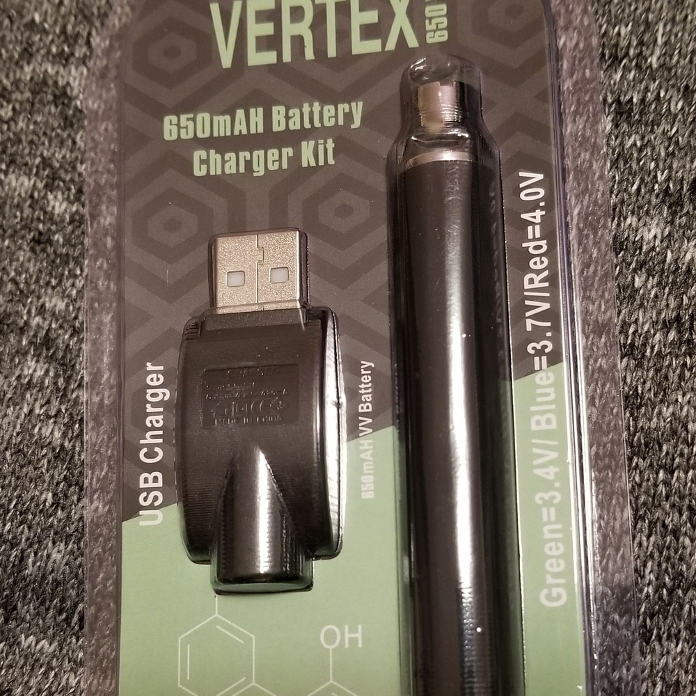 Vertex 650mAh Battery Charger Kit - Black